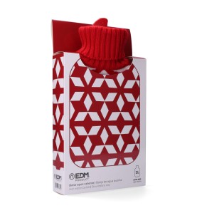 Bolsa de agua caliente 2 l modelo simetrias roja