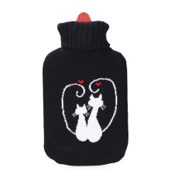 Bolsa de agua caliente 2 l modelo gatos enamorados