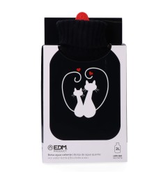 Bolsa de agua caliente 2 l modelo gatos enamorados