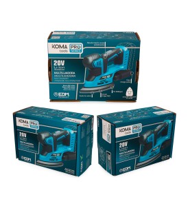 Lijadora tipo mouse 20 v (sin batería ni cargador) 20,4 x 15,5 cm