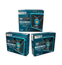 Foco proyector led 20w 1800 lm (sin batería ni cargador) 22,8 x 7 x 22,8 cm