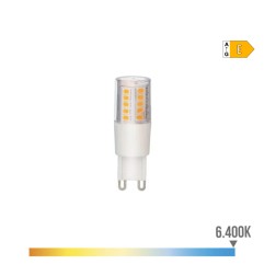 Bombilla g9 led 5.5w 700 lm 6400 k luz fria base ceramica ø18 x 54 mm