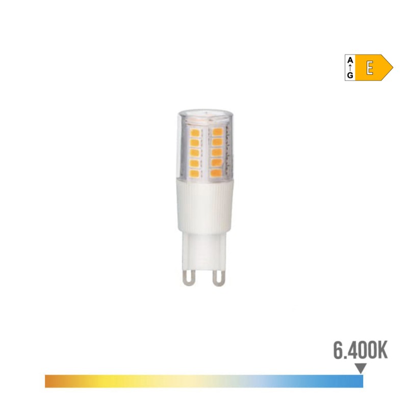 Bombilla g9 led 5.5w 700 lm 6400 k luz fria base ceramica ø18 x 54 mm