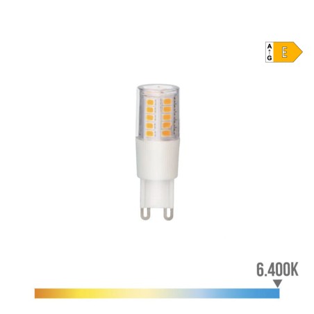 Bombilla g9 led 5.5w 700 lm 6400 k luz fria base ceramica ø18 x 54 mm