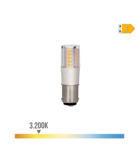 Bombilla bayoneta led b15d 5,5 w 650lm 3000k luz calida ø18 x 57mm