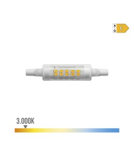 Bombilla lineal led 78mm r7s 5.5w 720lm 3000k luz calida ø1,6x7,8cm edm