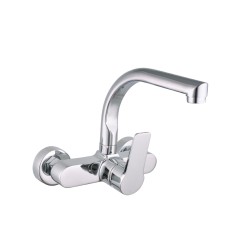 Grifo monomando de cocina caño bajo empotrado serie altea