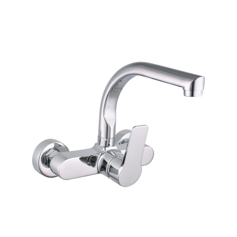 Grifo monomando de cocina caño bajo empotrado serie altea