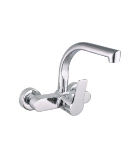 Grifo monomando de cocina caño bajo empotrado serie altea