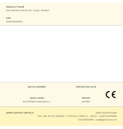 Multimetro digital mt-1233d. proskit