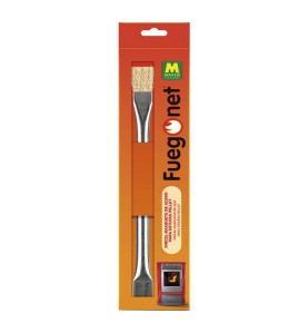 Pincel+ rasqueta para quemador de estufas de pellet