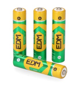 Pila recargable eco-series aaa - hr03 950 ma, ø10,5 x 44,5 mm, 4 unidades