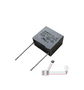Condensador para bombilla led, 5 unidades