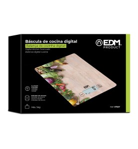 Báscula electronica de cocina, máximo 5 kg mod 2