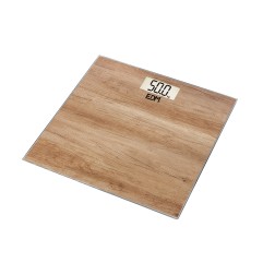Bascula de baño digital efecto madera, máximo 180 kg