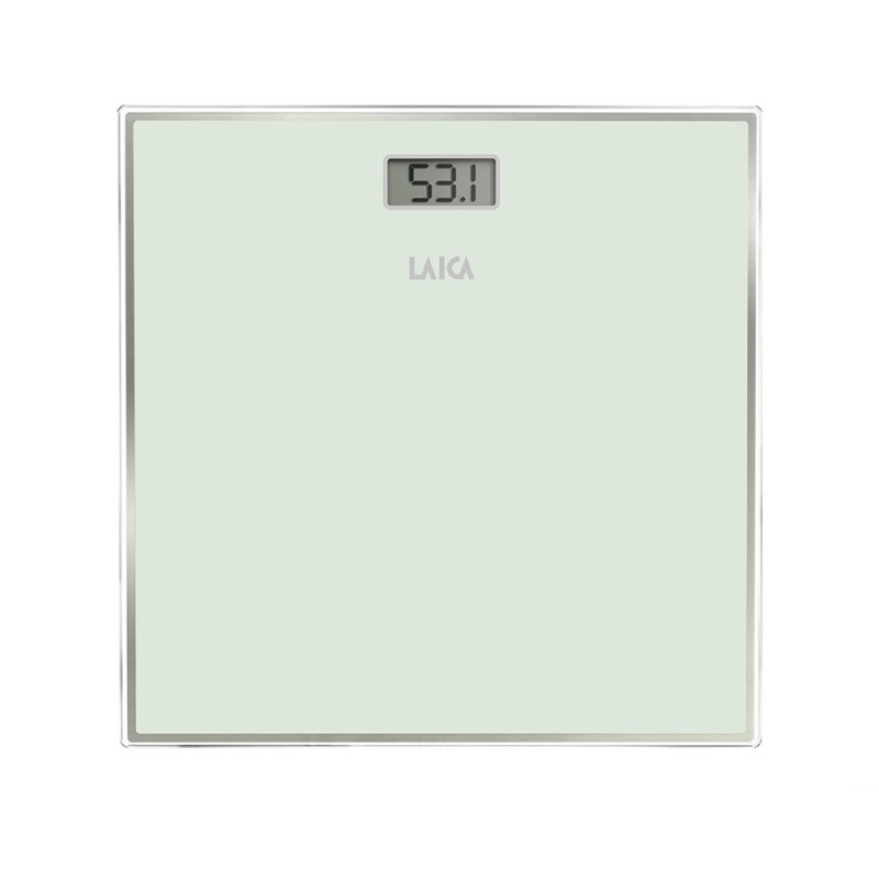 Bascula de baño electronica blanca, máximo 150 kg