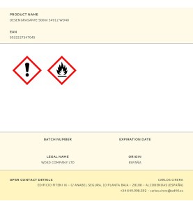 Desengrasante 500ml 34912 wd40