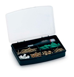 Organizador de compartimento con tapa 7 divisiones fijas 17,5 x 12,2 x 3 cm