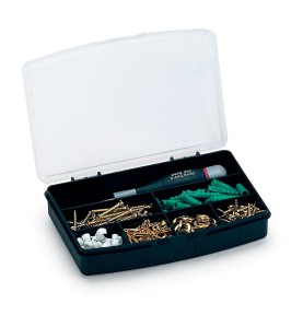 Organizador de compartimento con tapa 7 divisiones fijas 17,5 x 12,2 x 3 cm