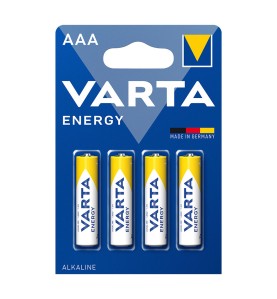 Pila alkalina energy aaa - lr03 (blister 4 uds) ø10,5x44,5mm