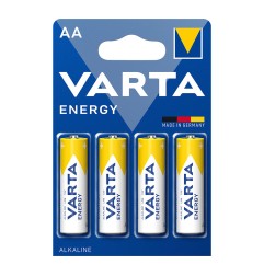 Pila alkalina energy aa - lr06 (blister 4 unid.) ø14,5 x 50,5 mm