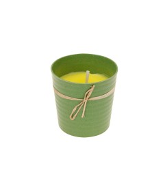 Vela citronela antimosquitos con recipiente metalico 165g ø9,5x9,6cm