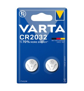 Micro pila de boton lithium cr2032 3v (blister 2 unid.) ø20,0x3,2mm
