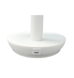 Ventilador de sobremesa recargable blanco potencia: 5w 31,6 db aspas: ø14,5 cm 17 x 13 x 26 cm