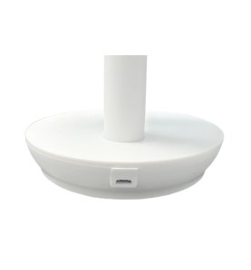 Ventilador de sobremesa recargable blanco potencia: 5w 31,6 db aspas: ø14,5 cm 17 x 13 x 26 cm
