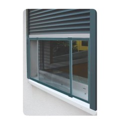 Mosquitera marco extensible para ventanas y persianas antracita 50x75-142cm