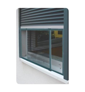 Mosquitera marco extensible para ventanas y persianas antracita 50x75-142cm