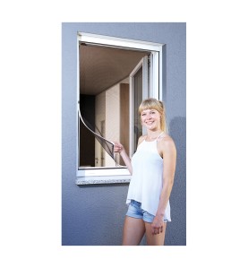 Mosquitera con marco magnetico blanco 120x120cm