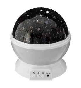 Luz nocturna decorativa led proyeccion estrellas