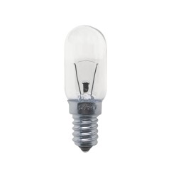 Bombilla incandescente pebetero tubular clara e14 25w 24v