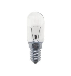 Bombilla incandescente pebetero tubular clara e14 25w 24v