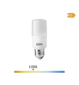 Bombilla tubular led e27 10 w 1100 lm 4000 k luz dia ø4 x 10,7 cm