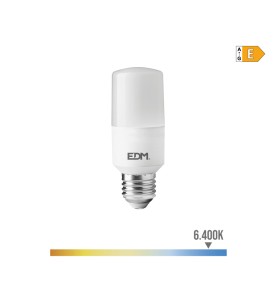 Bombilla tubular led e27 10 w 1100 lm 6400 k luz fria ø4 x 10,7 cm