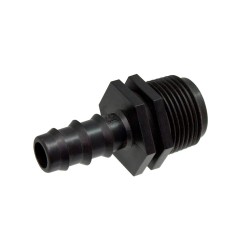 Adaptador macho tubo 16mm a rosca 3/4" blue bird