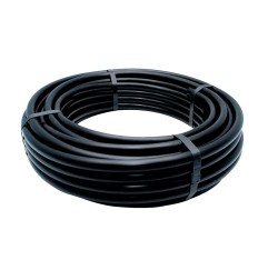 Rollo de 25m de tuberia de goteo color negro 16mm blue bird