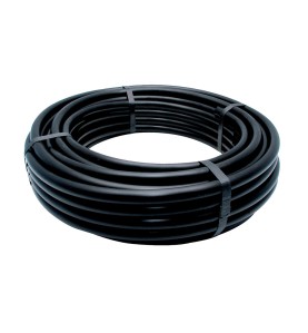 Rollo de 25m de tuberia de goteo color negro 16mm blue bird