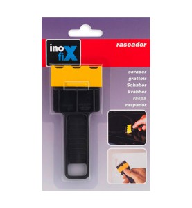 Rasca vidrios con tapa de protección