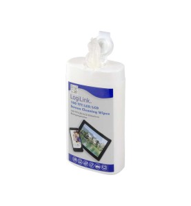 Toallitas de limpieza para pantallas tft, lcd i plasma (100unid.)