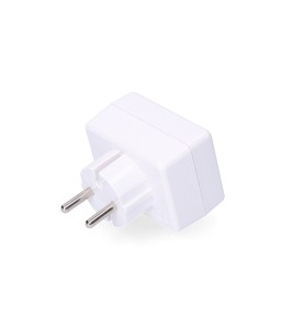 Clavija triple 2p 16a 250v color blanco max. 3680w solera 5113