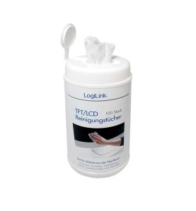Toallitas de limpieza para pantallas (100unid.) logilink