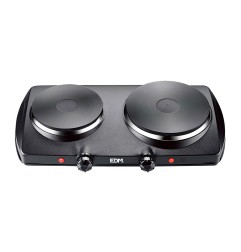 Cocina electrica 2 fuegos ce/a13 1400 w negra