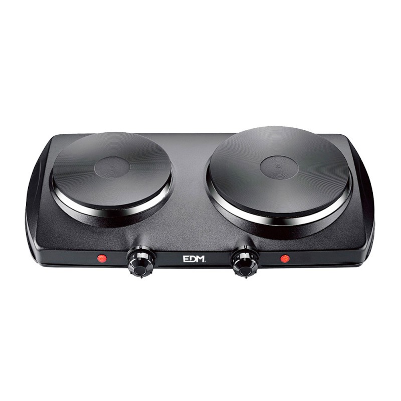 Cocina electrica 2 fuegos ce/a13 1400 w negra