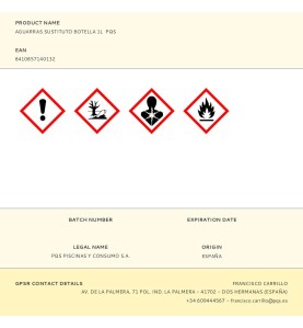 Aguarras sustituto botella 1l pqs
