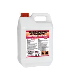Disolvente nitro total garrafa 5l pqs