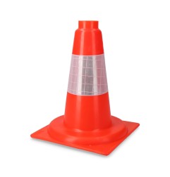 Cono de señalizacion polipropileno naranja 30cm reflex