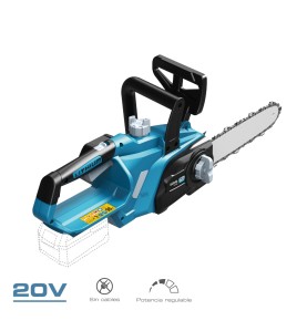 Motosierra 20 v (sin batería ni cargador) 63 x 23,2 cm